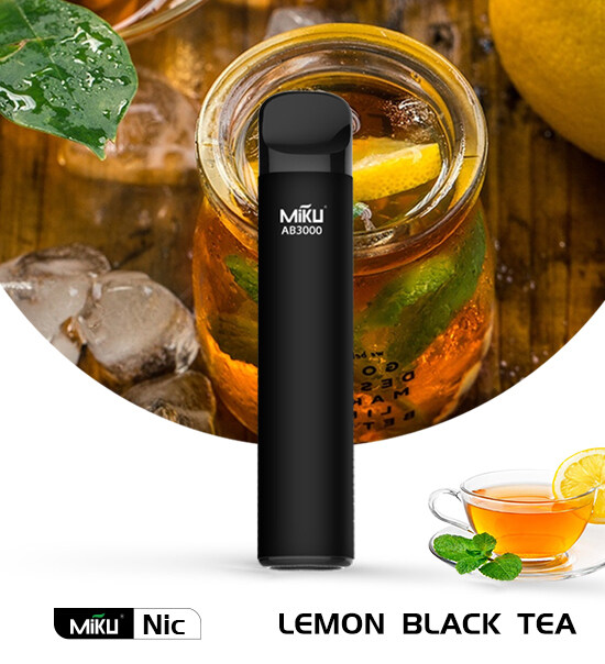 Miku Nic Lemon Black Tea 3000 puffs Disposable vape