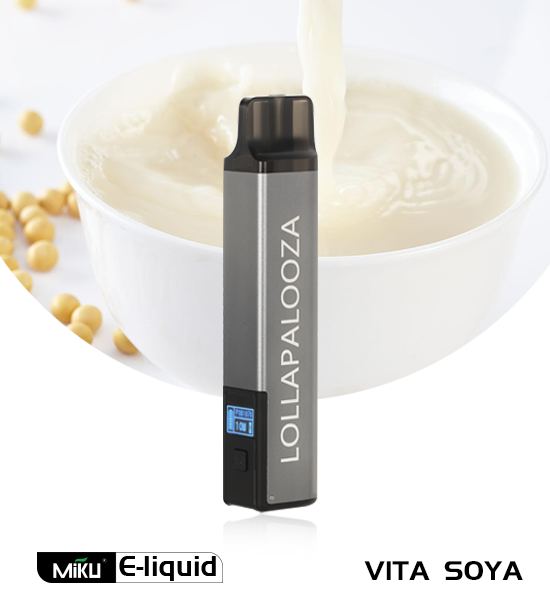 Miku Lolla vita soya flavor 3% nicotine refillable vape