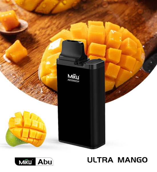 Miku Abu Ultra Mango 5000 Puffs Disposable Vape