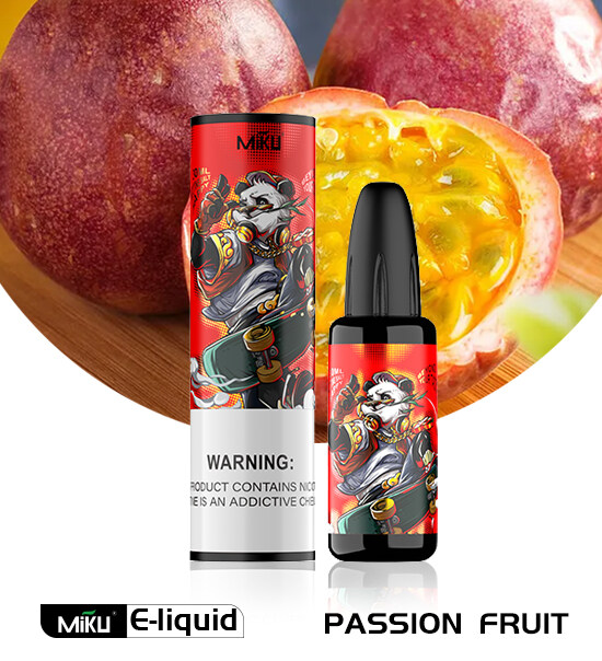 Passion Fruit E-liquid 3% nicotine salt 30mg Miku vape e-juice e-cigarette