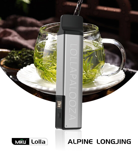 Miku Lolla Alpine Longjing flavor 3% nicotine refillable vape