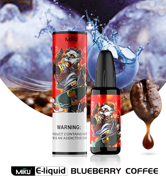 Blueberry Coffee E-liquid 3% nicotine salt 30mg Miku vape e-juice e-cigarette good
