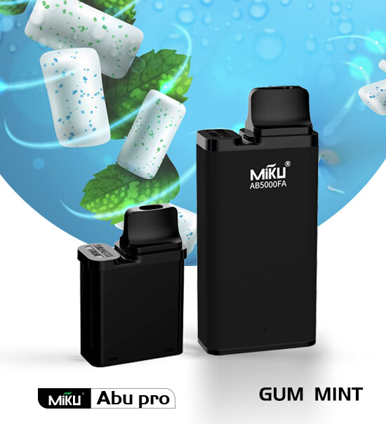 Gum Mint 5000 Puff 2% nicotine Prefilled vape Kit Miku